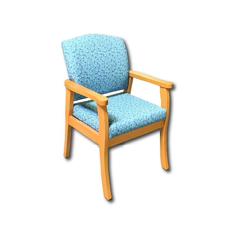 Patient Room Blue Chair