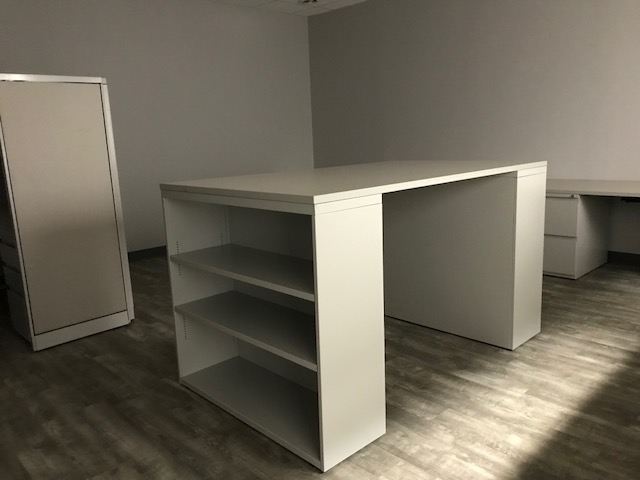 Built-in Desk storage