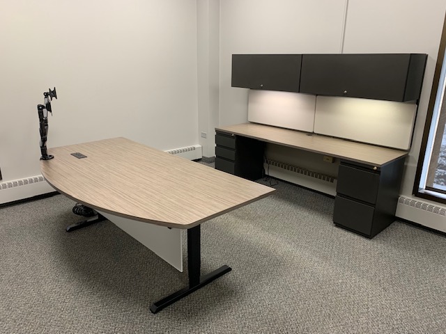 Separate Desk and Workspace Unit