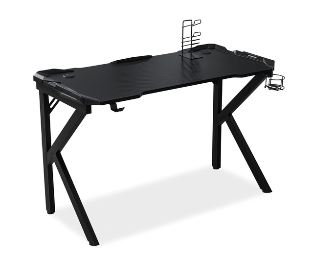 Black Gaming Table with LED lights