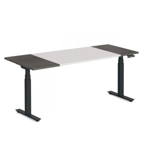 3-Stage, Deluxe Electric, Height Adjustable Desk w/Tri Top